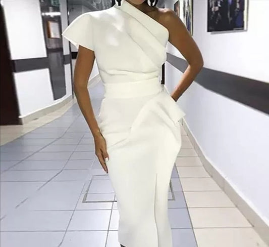 Sexy wrap hip dress