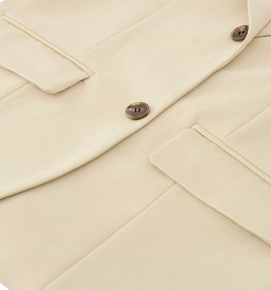R Jacket Women"s Spring And Autumn New Single Breasted