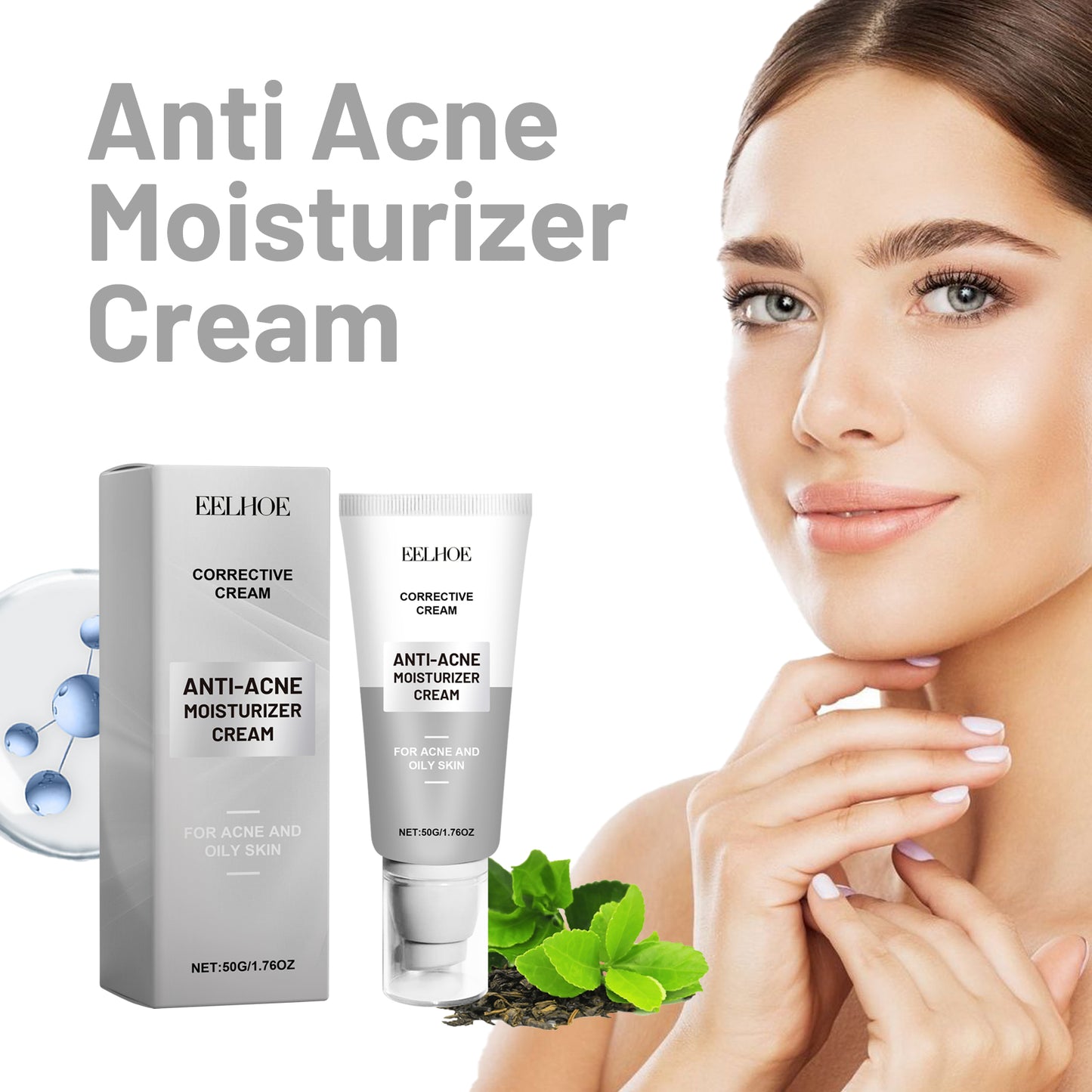Eelhoe Hydrating Cream Hydrating And Lightening Facial Acne Repair Redness Hydrating And Brightening Moisturizing Cream
