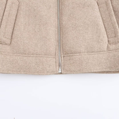 Women's Woolen Double-sided Jacket