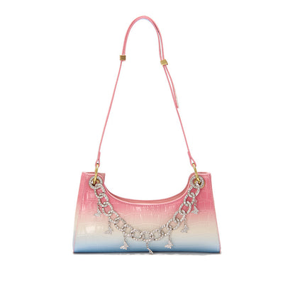 French Niche Design Female Bag Shoulder Bag Bag Fashion Rainbow Bag