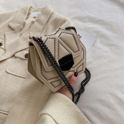 Vintage studs women bag