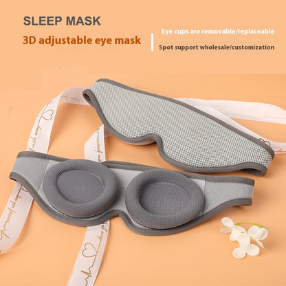 New 3D Eye Mask Sleep Shading No Pressure On Eyes Long Household Round Split Eye Shield
