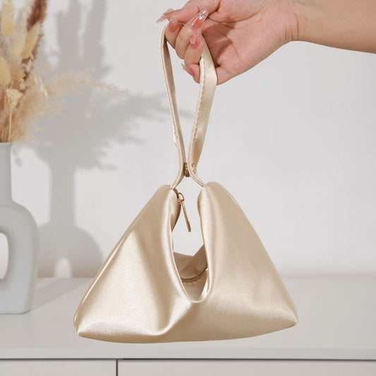 Simple Satin Satin Magnetic Dinner Bag