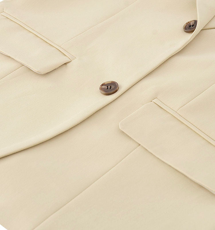 R Jacket Women"s Spring And Autumn New Single Breasted