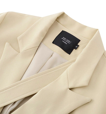 R Jacket Women"s Spring And Autumn New Single Breasted