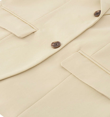 R Jacket Women"s Spring And Autumn New Single Breasted