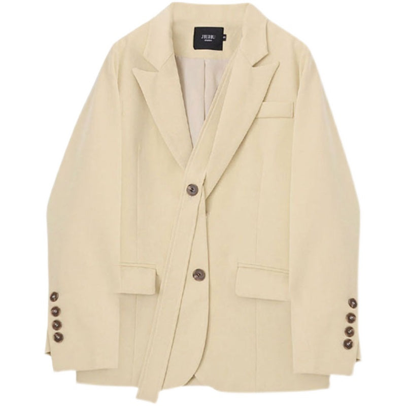 R Jacket Women"s Spring And Autumn New Single Breasted