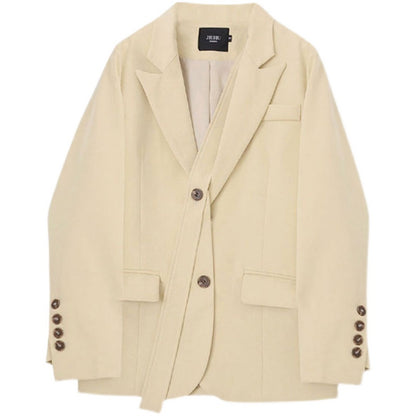 R Jacket Women"s Spring And Autumn New Single Breasted