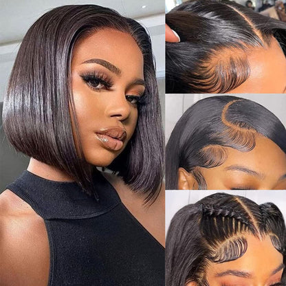 Straight Bob Lace Front Human Hair Wig