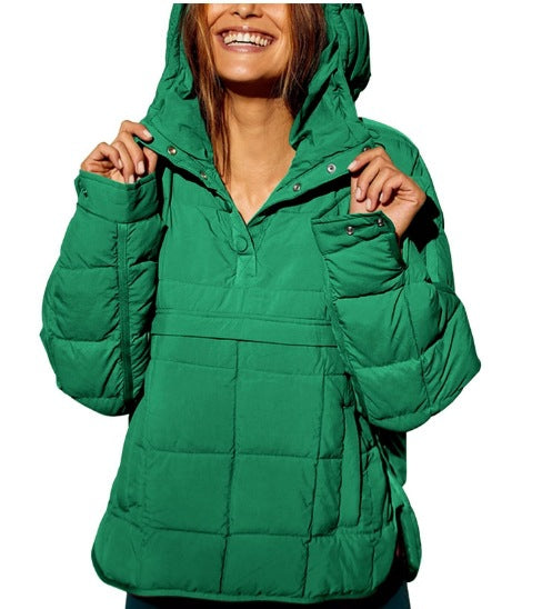 Warm Hoodie Down Jacket Women