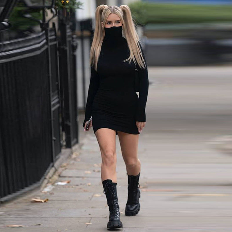 Sexy long sleeve dress
