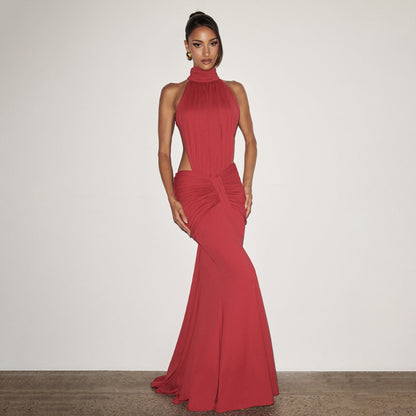 Womens European And American-style Fashionable Sexy Figure-hugging Dress