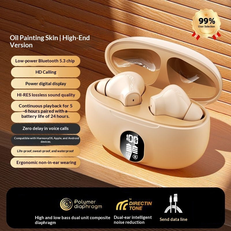 895B Semi-In-Ear Cross-Border New High-Quality Seamless Earbuds