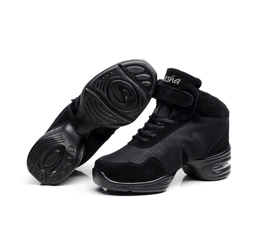Mesh Dance Shoes For Women Square Dance Shoes Soft-soled Samba And Jazz Shoes