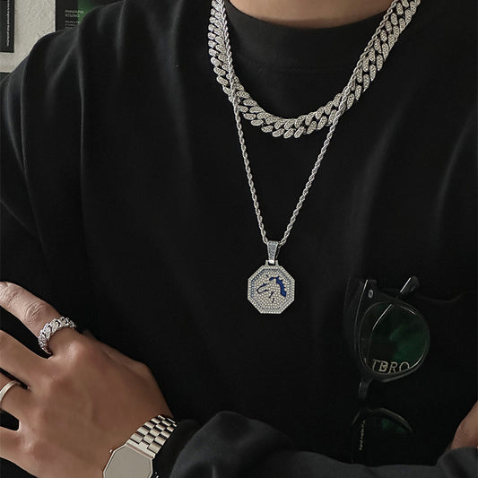 Twelve Zodiac Zodiac Men And Women's Fashionable Necklaces